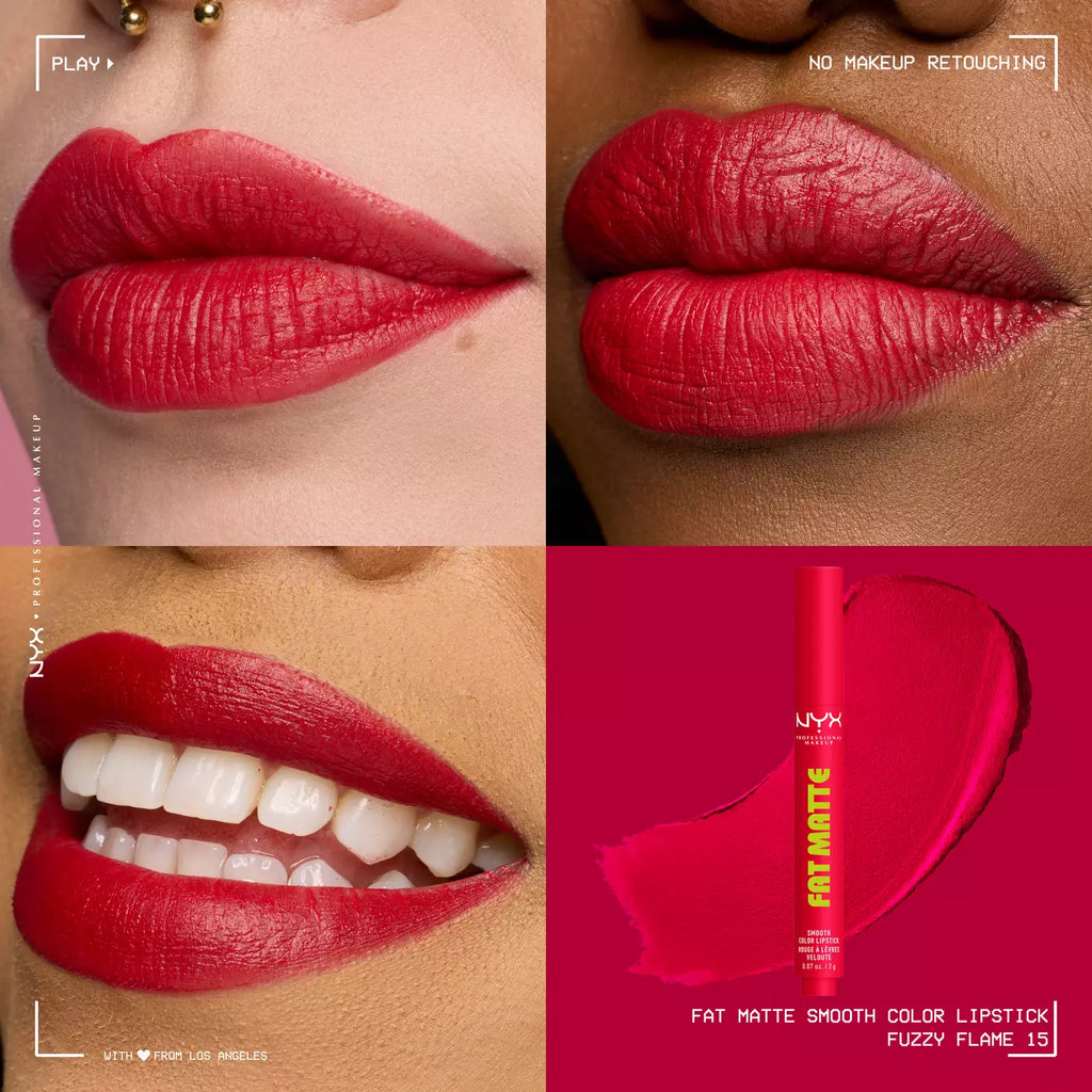 Nyx Cosmetics - Fat Matte Smooth Color Lipstick