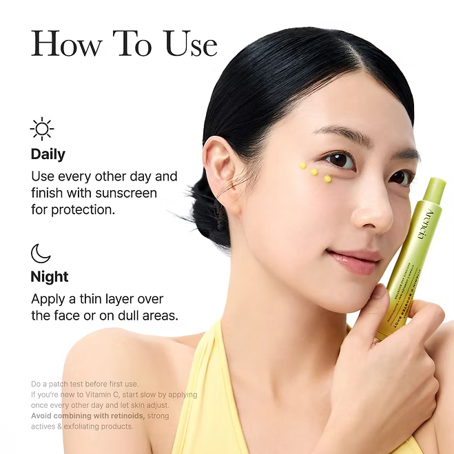 how to use Arencia Vitamin C Booster Shot