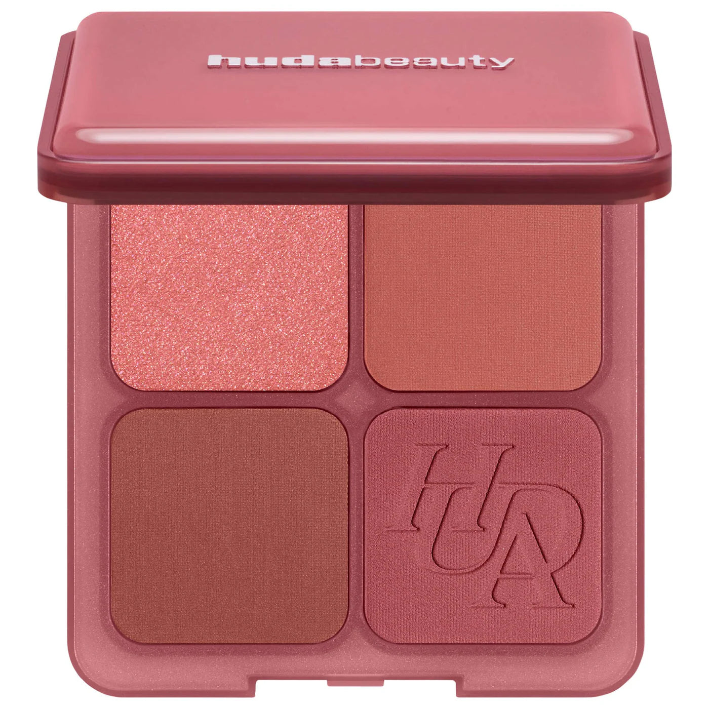 huda beauty blush and highlighter palette strawberry latte