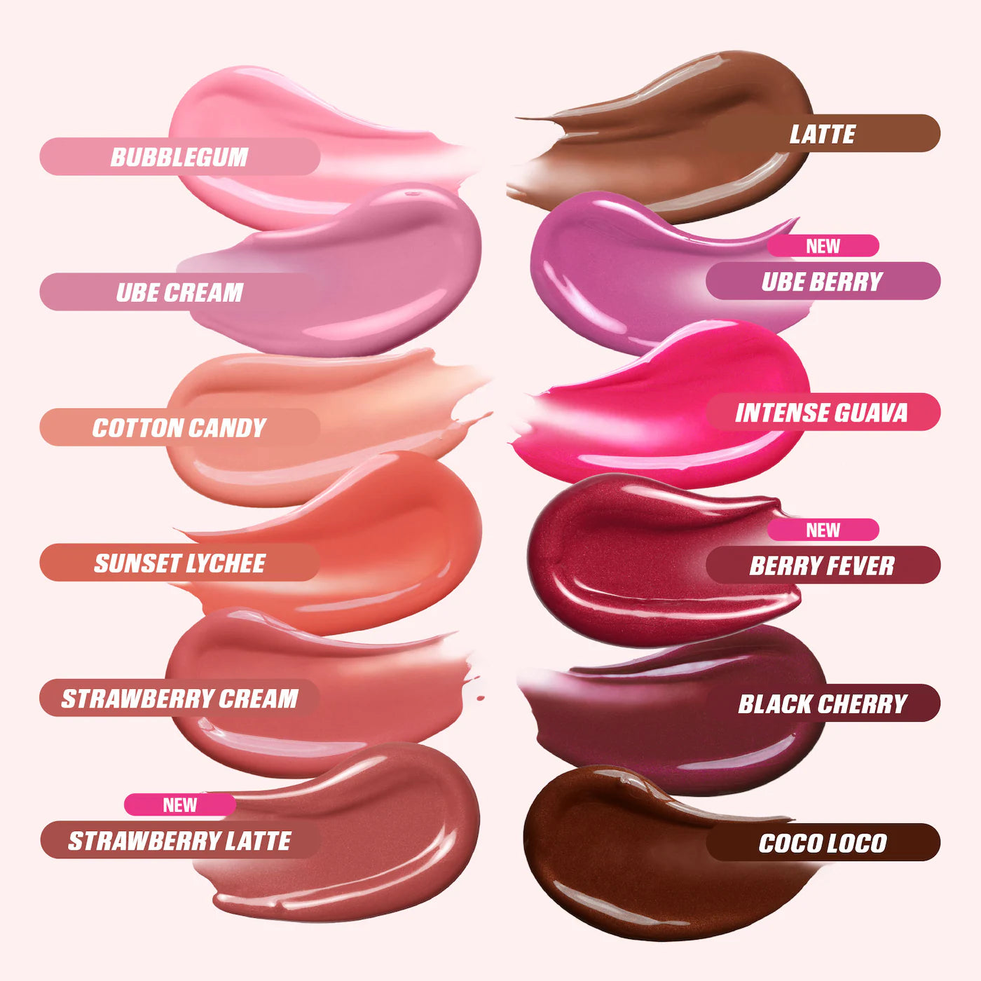 huda beauty blush filter liquid blush swatches