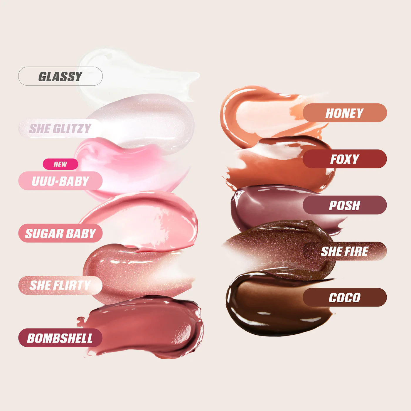 Huda Beauty - Faux Filler Extra Shine Lip Gloss