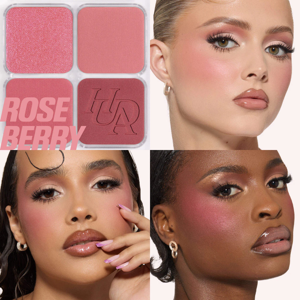 huda beauty palette pakistan rose berry