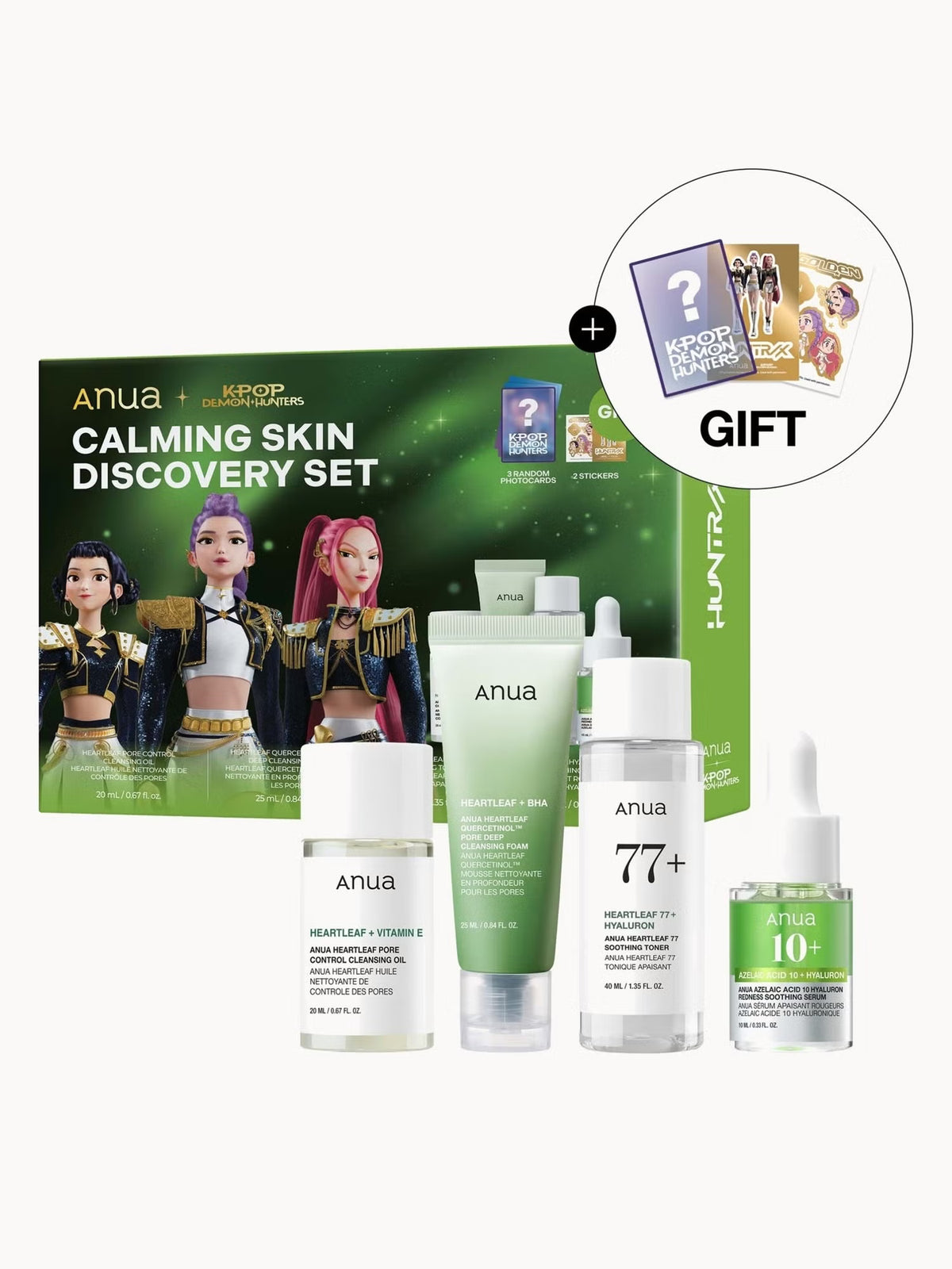 Anua - Kpop Demon Hunters Calming Skin Discovery Set