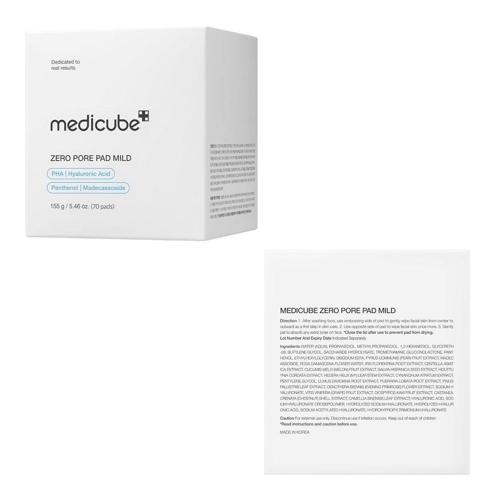 Medicube - Zero Pore Madecassoside Pads (Mild)