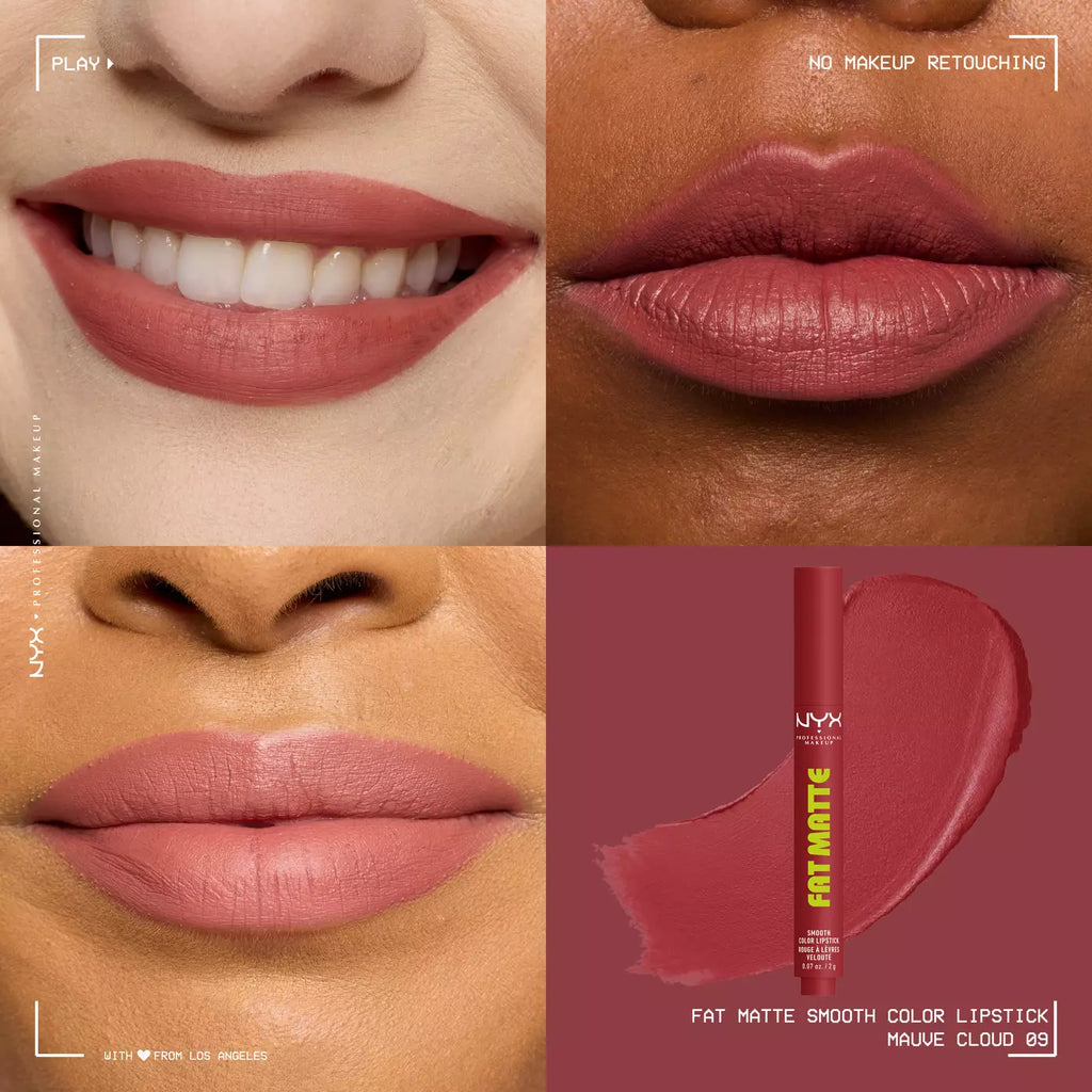 Nyx Cosmetics - Fat Matte Smooth Color Lipstick