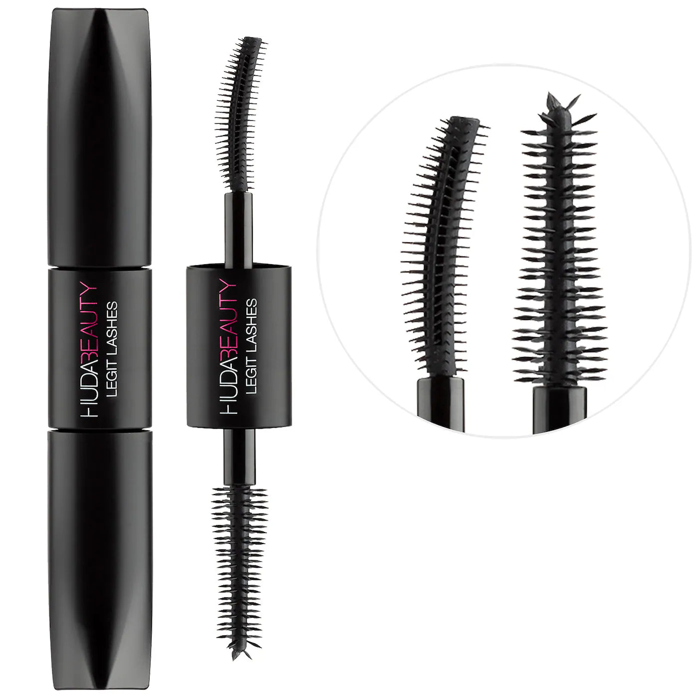 Huda Beauty - Legit Lashes Double-Ended Volumizing and Lengthening Mascara