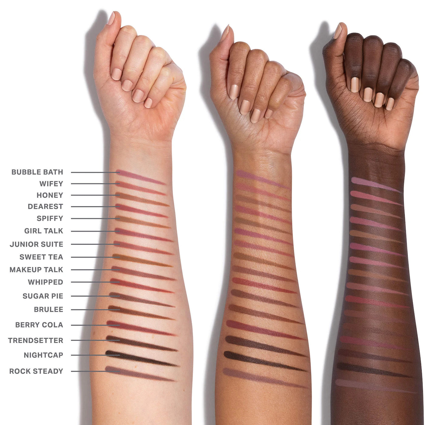 morphe signature lip liner pencil shades