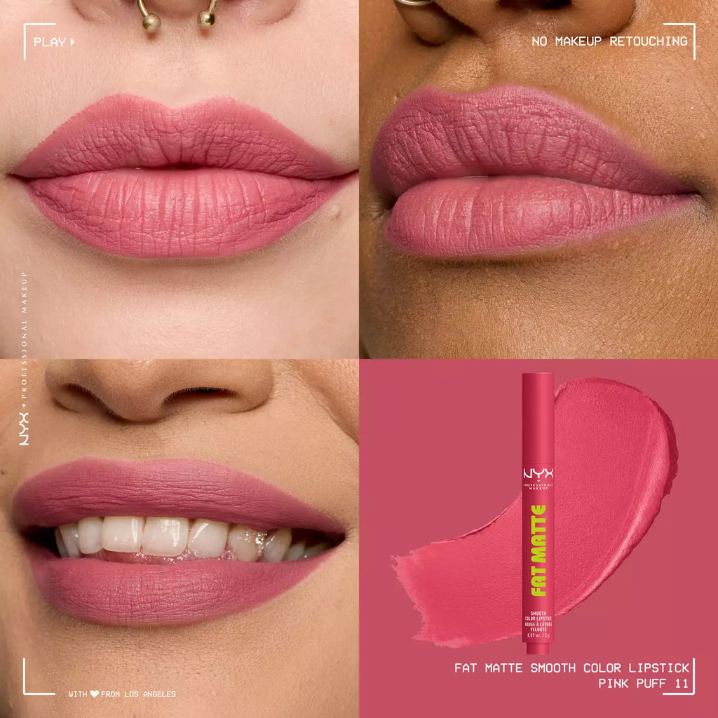 Nyx Cosmetics - Fat Matte Smooth Color Lipstick