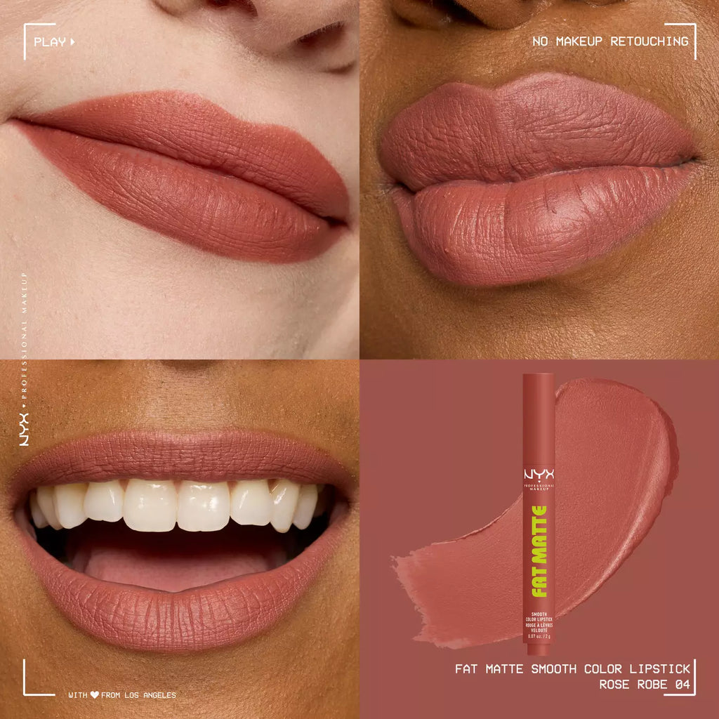 Nyx Cosmetics - Fat Matte Smooth Color Lipstick
