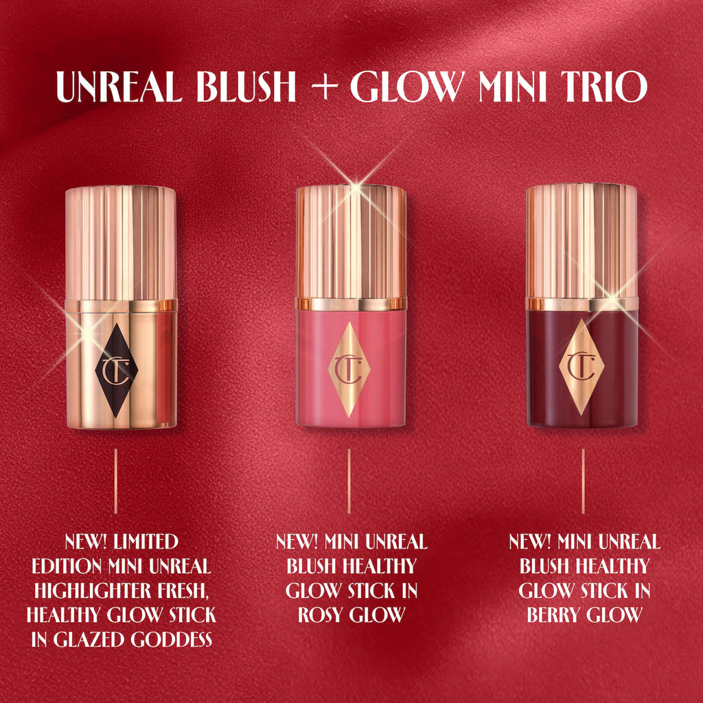 Charlotte Tilbury - Unreal Blush + Glow Mini Trio