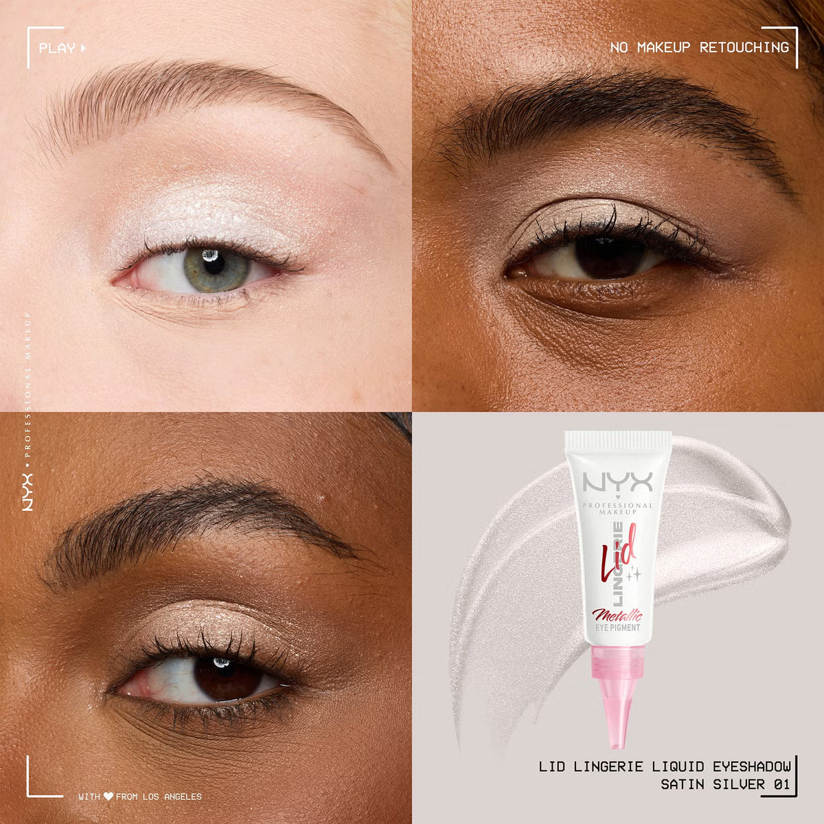 NYX - Lid Lingerie Cream Eye Pigment